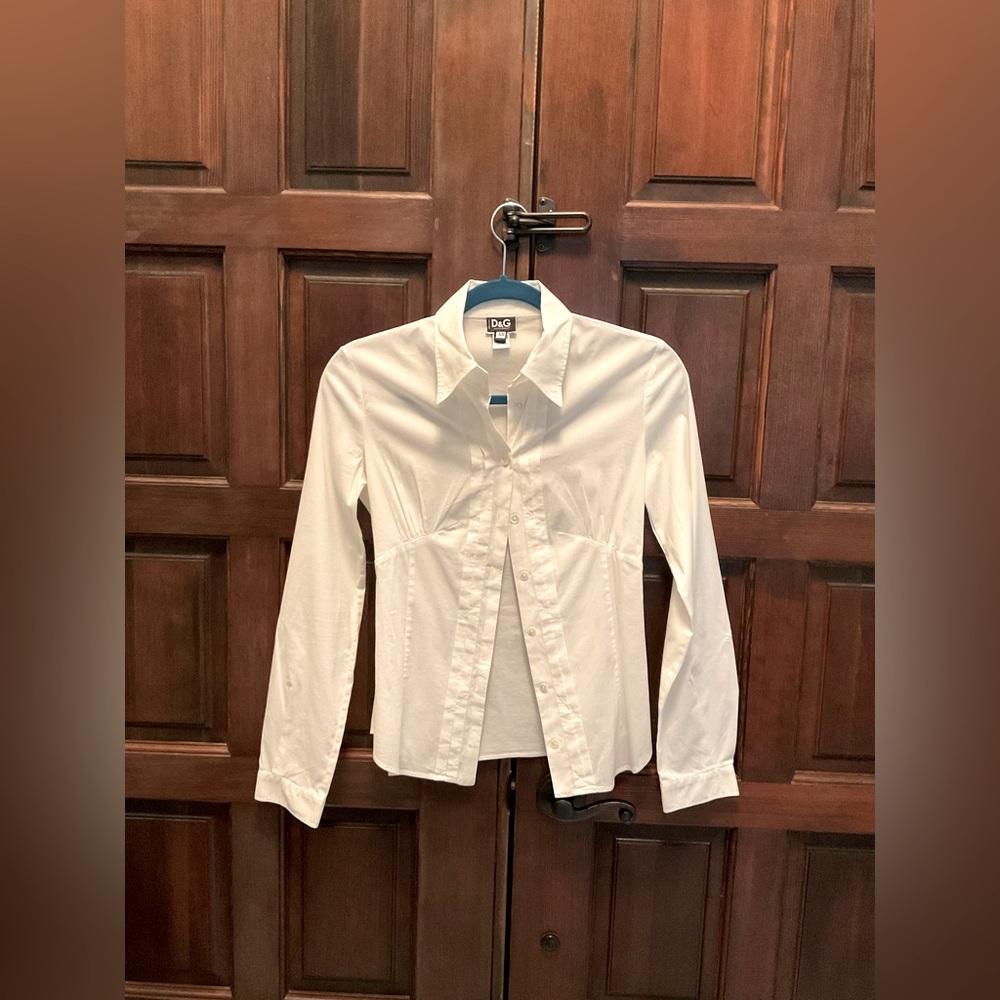 Dolce & Gabbana White Button-Down